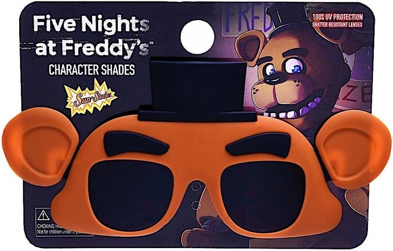 Sun-Staches Five Nights at Freddy's Sunglasses | Freddy Fazbear, Chica, or Bonnie Costume Accessory | One Size Fits Most - Image 2